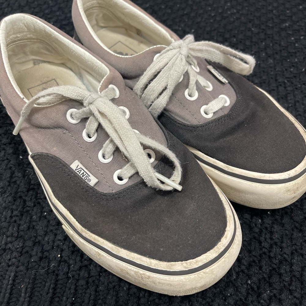 Vans Black and Gray Women's Sneakers